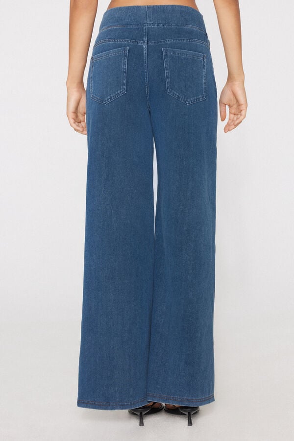 Hlače Kroja Palazzo Denim Extra Stretch  