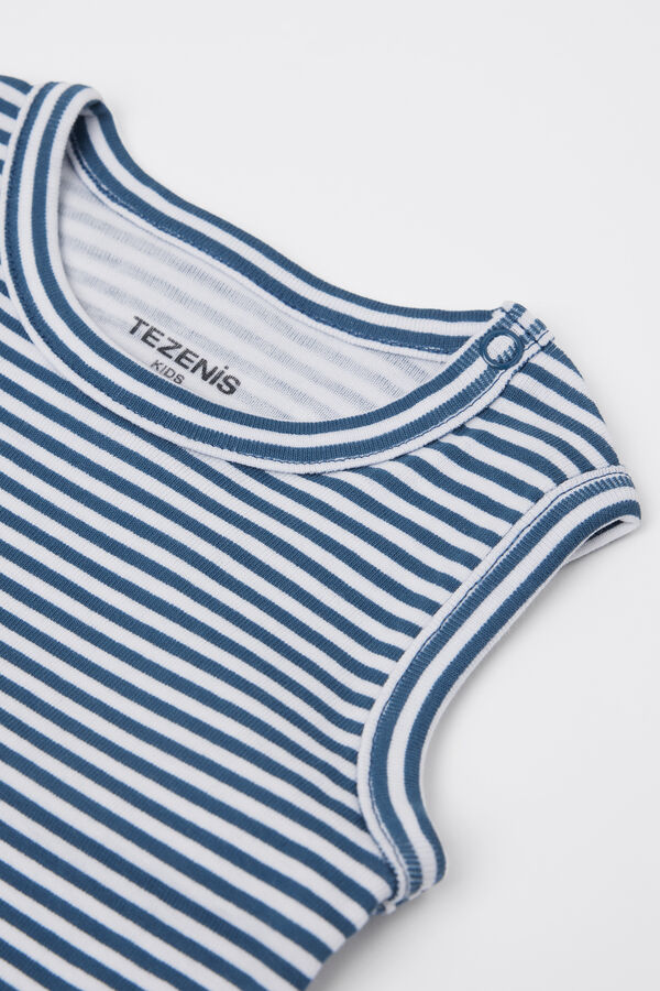 Baby Printed Pure Cotton Bodysuit with Wide Shoulder Straps  