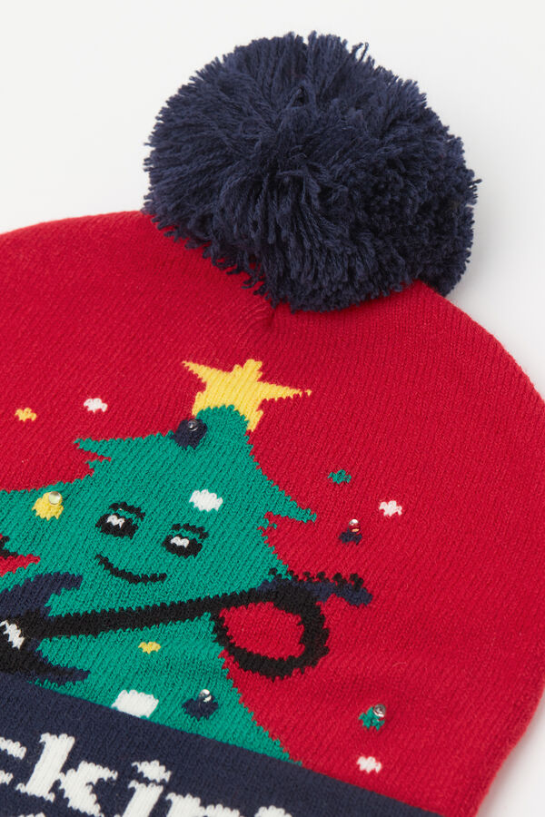 Unisex LED Light Christmas Hat  