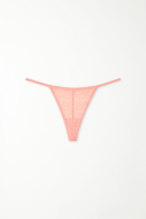 Recycled Lace String Thong  