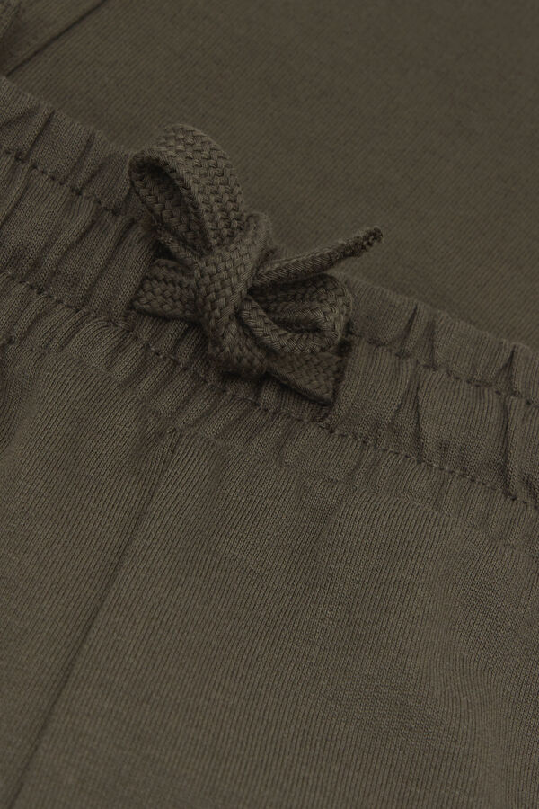 Pantalone Lungo Felpa Cargo Bimbi Unisex  