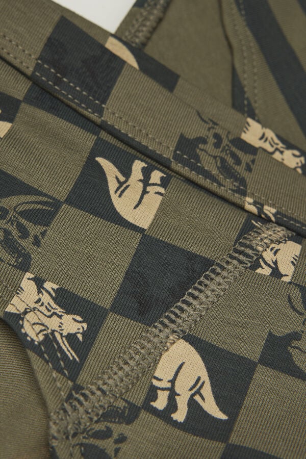 4 Paar Jungen-Slip aus Baumwolle mit Print  