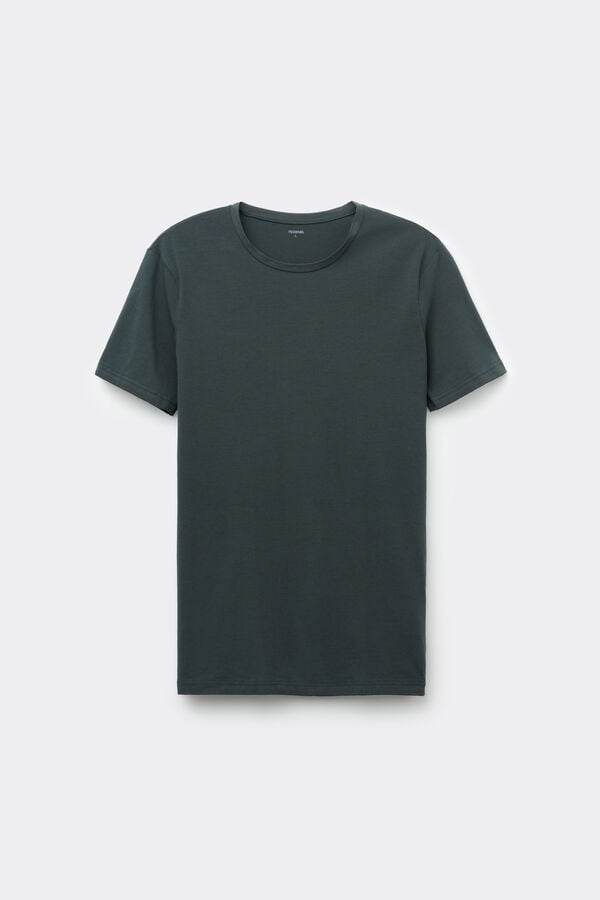 T-Shirt aus elastischer Bio-Baumwolle  