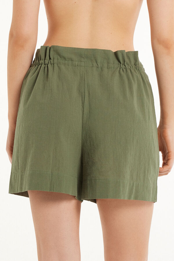 Drawstring Shorts in 100% Super Light Cotton  