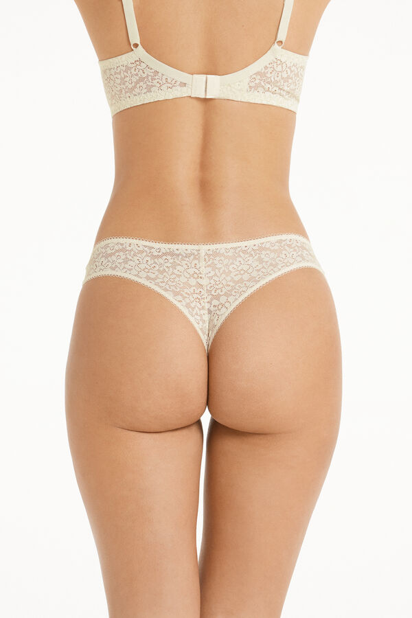 Recycled Lace Brazilian Briefs  