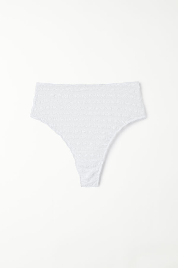 Country Bride High-Waist Brazilian-Cut French Knickers.  