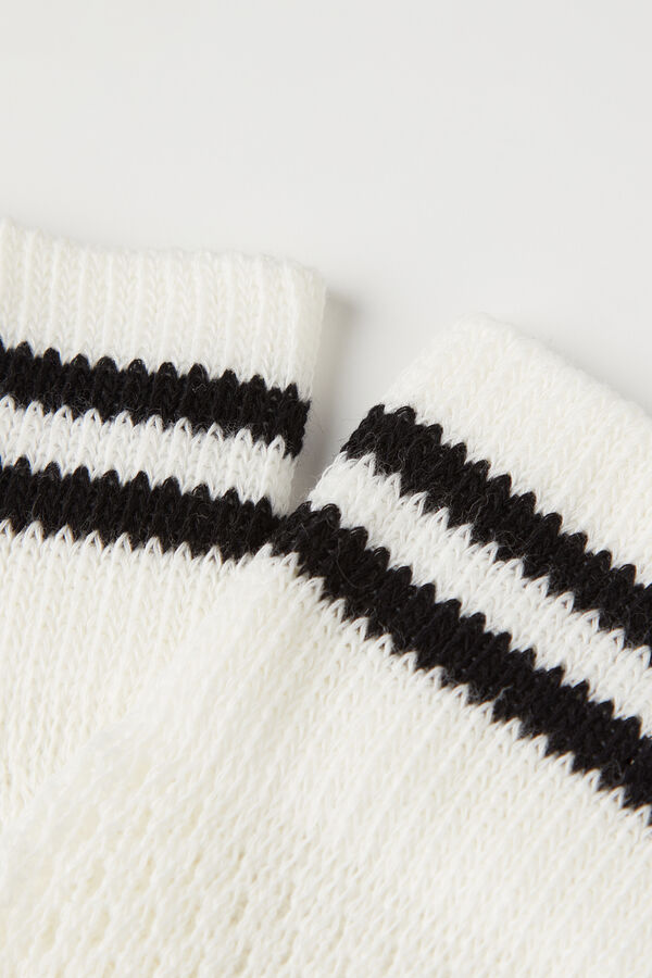 Short Openwork Knitted Socks  