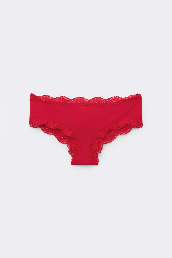 Recycled Lace and Microfibre French Knickers  