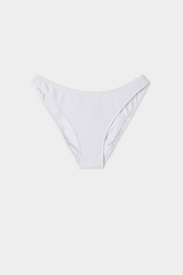 Bikini Slip Sgambato Stondato Effetto 3D  