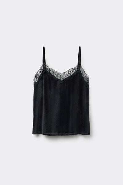 Velvet and Lace Camisole