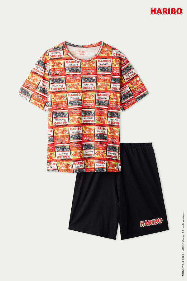 Short Cotton Pyjama - HARIBO Rotella and Happy-Cola  