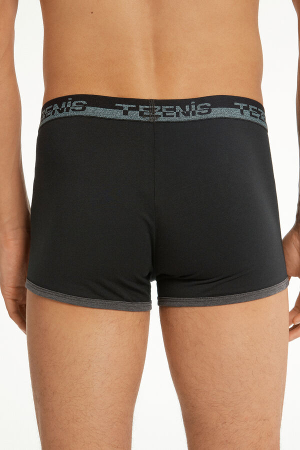 Cotton Boxers with Logo Elastic Band  