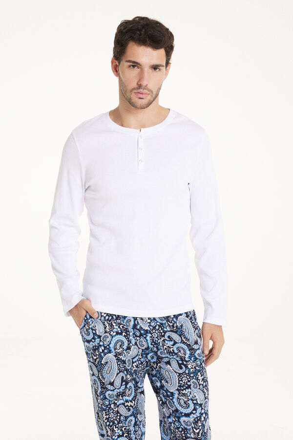 Long Sleeve Ribbed Top with Seraph Neckline  