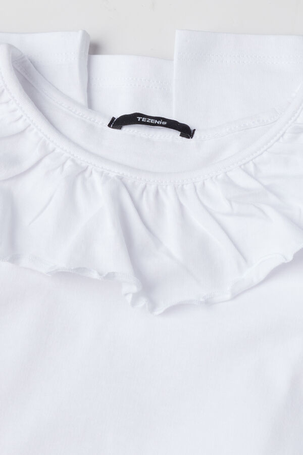 Girl's Long Sleeve Top with Ruffle