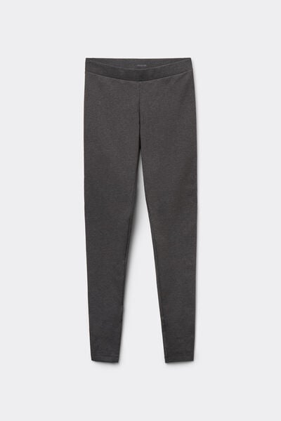 Basic-Leggings mit Baumwolle
