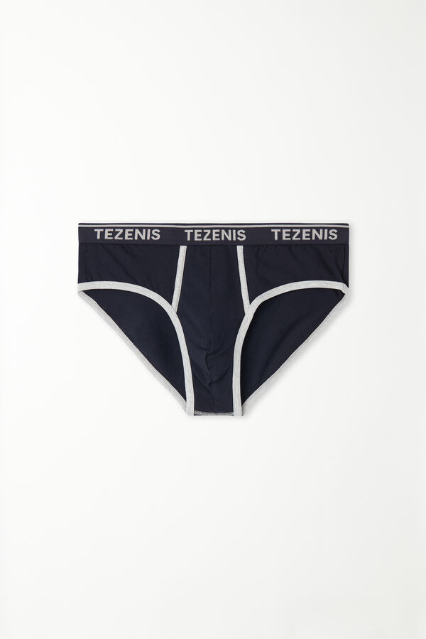 Cotton Panty Contrasting Trim with Logo  