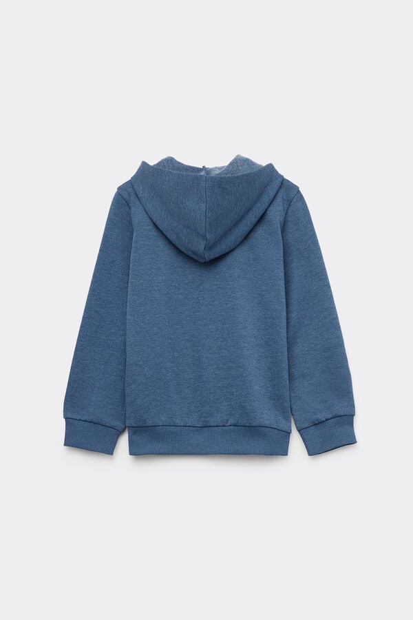 Felpa con Zip e Cappuccio Bimbi Unisex  