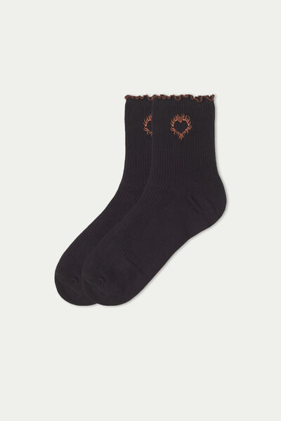 Короткі Бавовняні Шкарпетки з Візерунком
