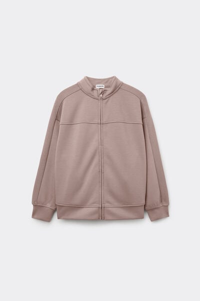 Felpa con Zip Superior Softness Bimbi Unisex Costine