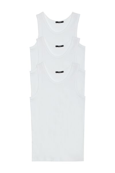 3 X Ribbed Camisole Multipack