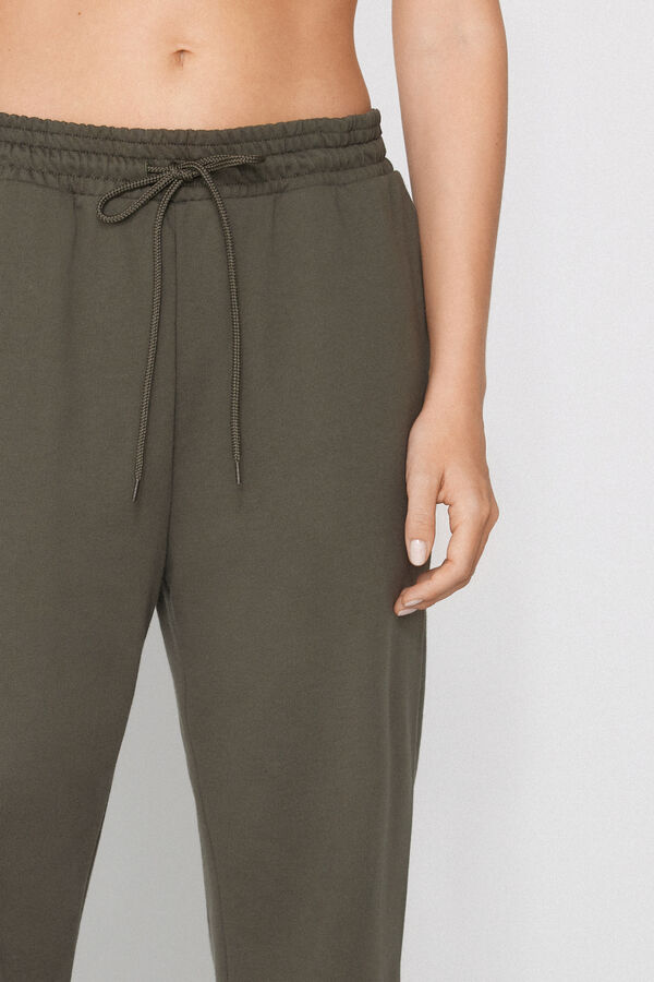 Pantaloni Jogger cu buzunar cu refilet și șnur  