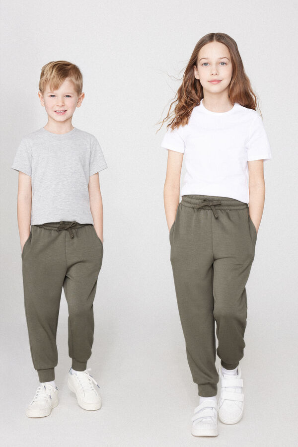 Pantalon de Jogging Doux au Toucher Enfant Unisexe  