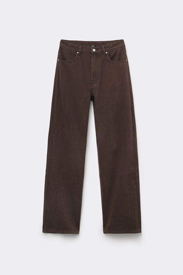 Velour Denim Trousers  