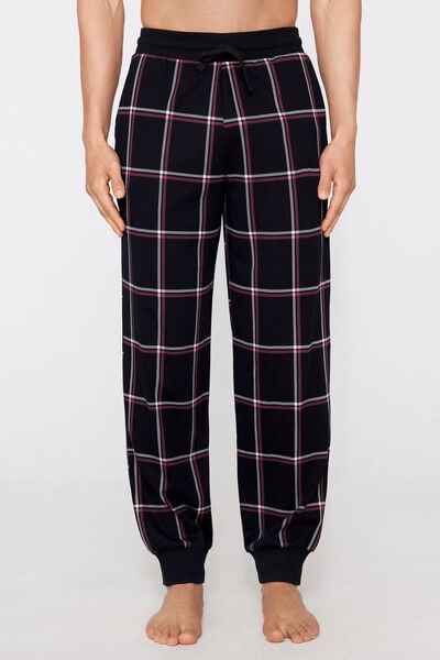 Heavy Printed Cotton Joggers with Pockets