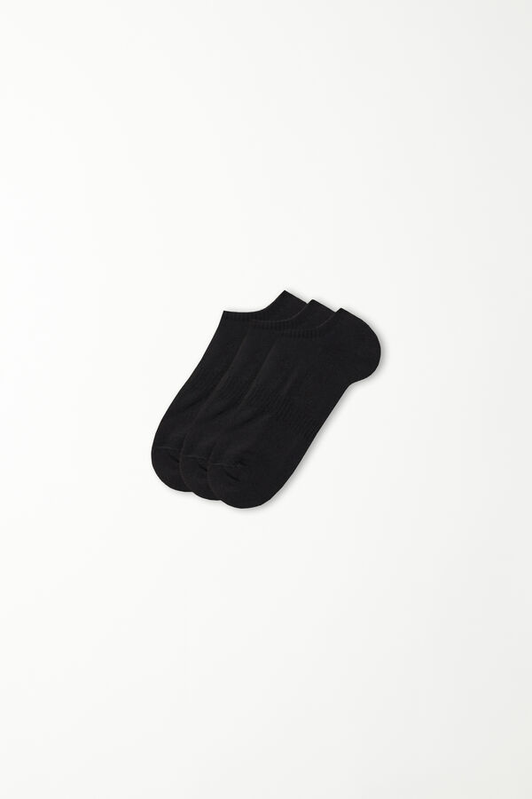 Nízke Bavlnené Športové ponožky, 3 ks  