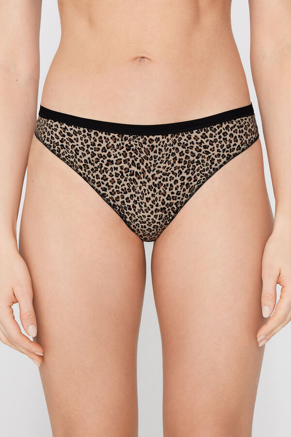 Braz&iacute;lske Nohavičky Bavlna s Potlačou  