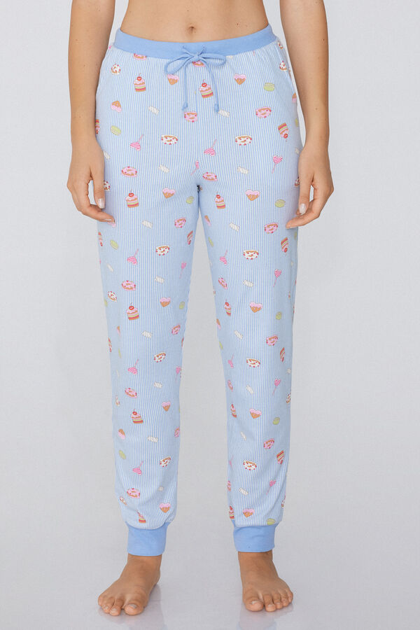 Heavy Printed Cotton Joggers  