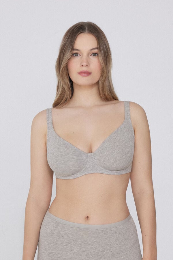 Soutien-gorge Balconnet en Coton Biologique Paris  