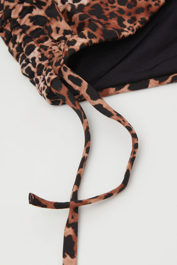 Savage Sun High Bikini Bottoms with Gathering  