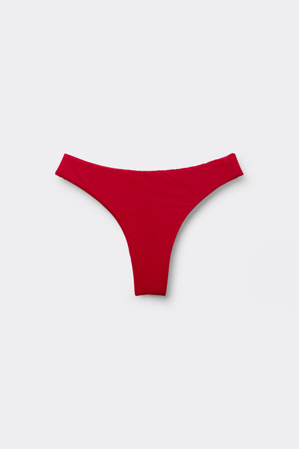 Timeless Look Gloss Red Brazilian Bikini Bottoms  