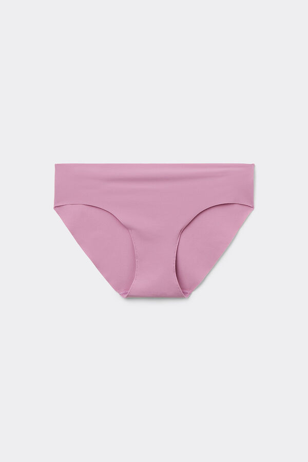 Slip mit offenkantiger Verarbeitung aus recycelter Mikrofaser  