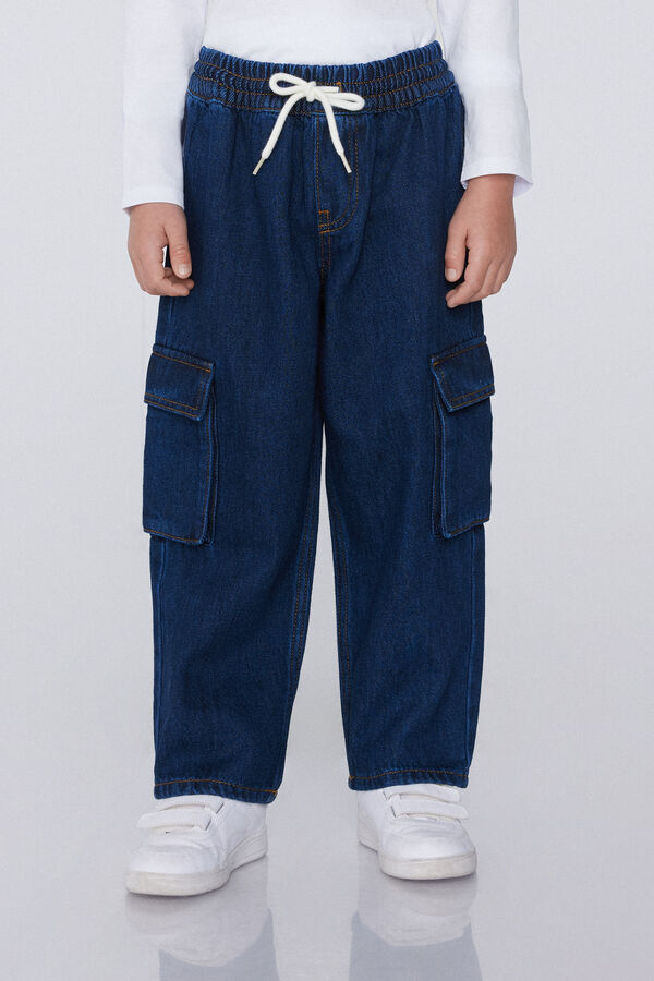 Cargo-Jeans mit Tunnelzug für Jungen  