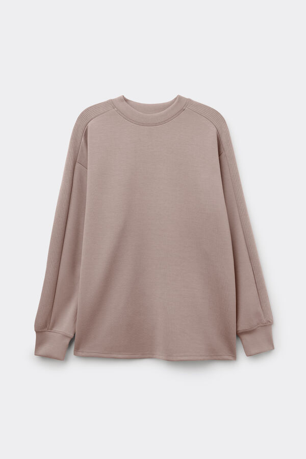 Felpa Girocollo Bande Costina Superior Softness  