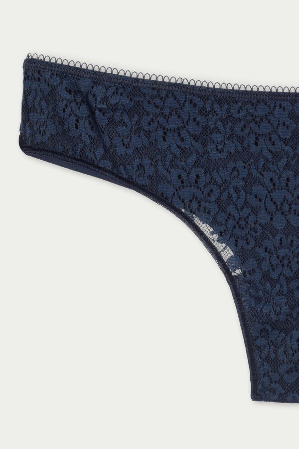 Recycled Lace and Laser Cut Microfibre Brazilian Briefs  