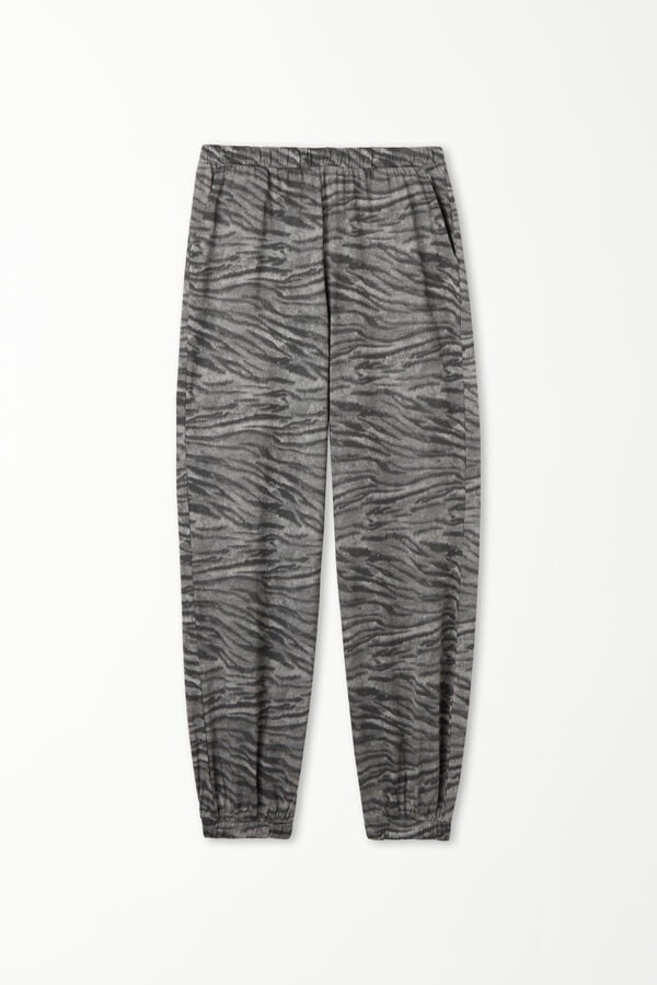 Printed Cotton Joggers  