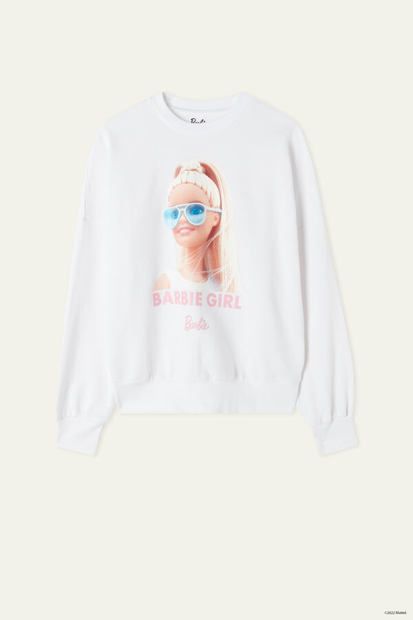 Mikina s Dlouhým Rukávem a Kulatým Výstřihem Barbie  