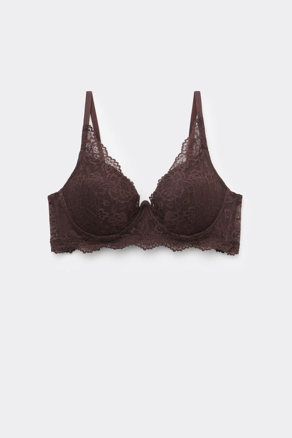 Super Push-up-BH Malib&ugrave; aus recycelter Spitze  