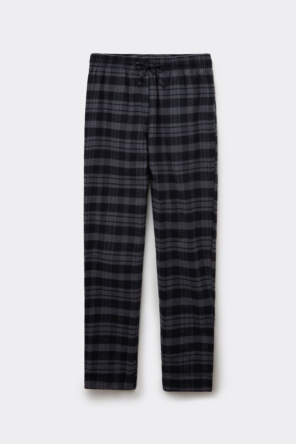 Long Flannel Trousers  
