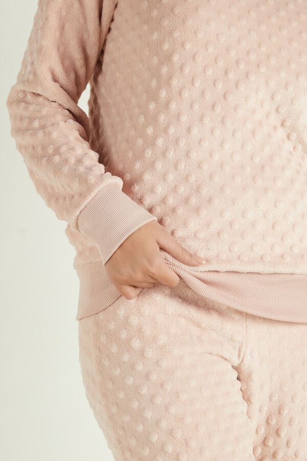Pijama Lungă din Fleece Buline 3D  