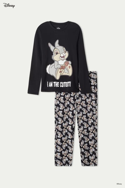 Pijama Largo Unisex con Estampado Disney de Bambi