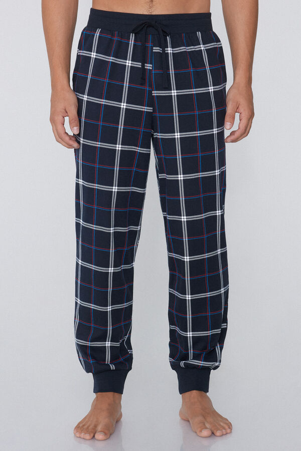 Heavy Printed Cotton Joggers with Pockets  