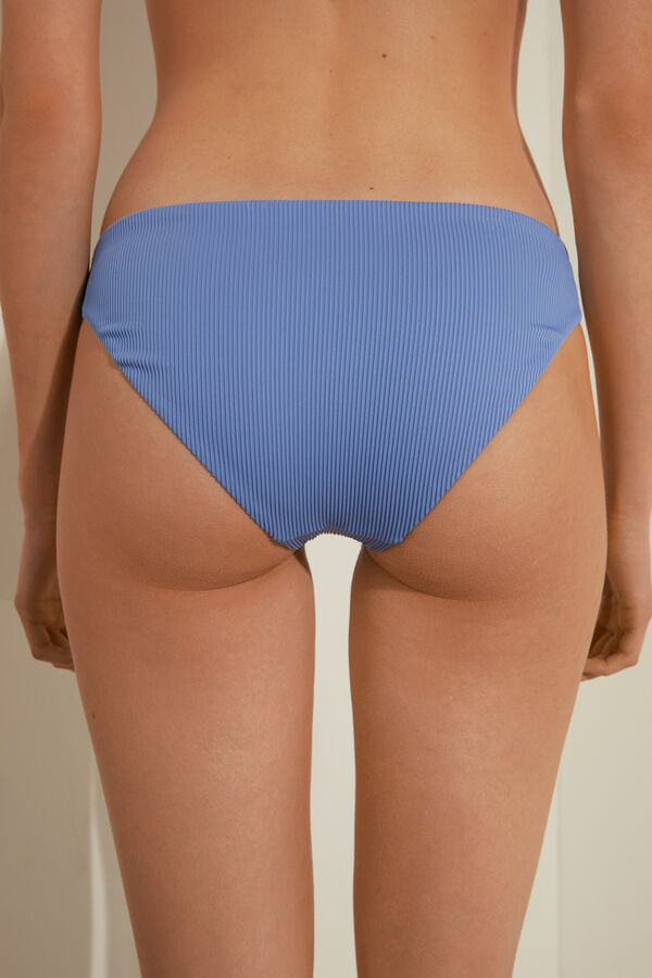 Slip Bikini Donna Aerie Costine Nero – Taglia S, Riciclato, Nuovo Con Etichette