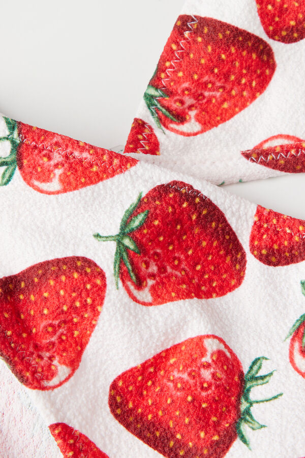 Pretty Strawberry Girls’ Triangle Bikini Top  