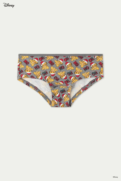 Girls’ Cotton French Knickers with Disney Lion King Print