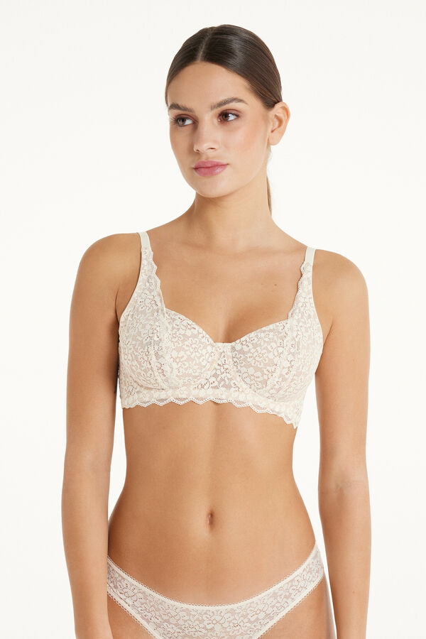 Paris Recycled Lace Unpadded Balconette Bra  