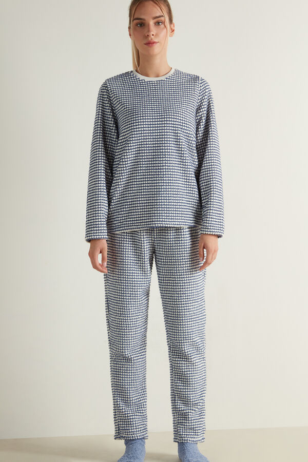 Long Pyjamas in Three-Dimensional Fleece  